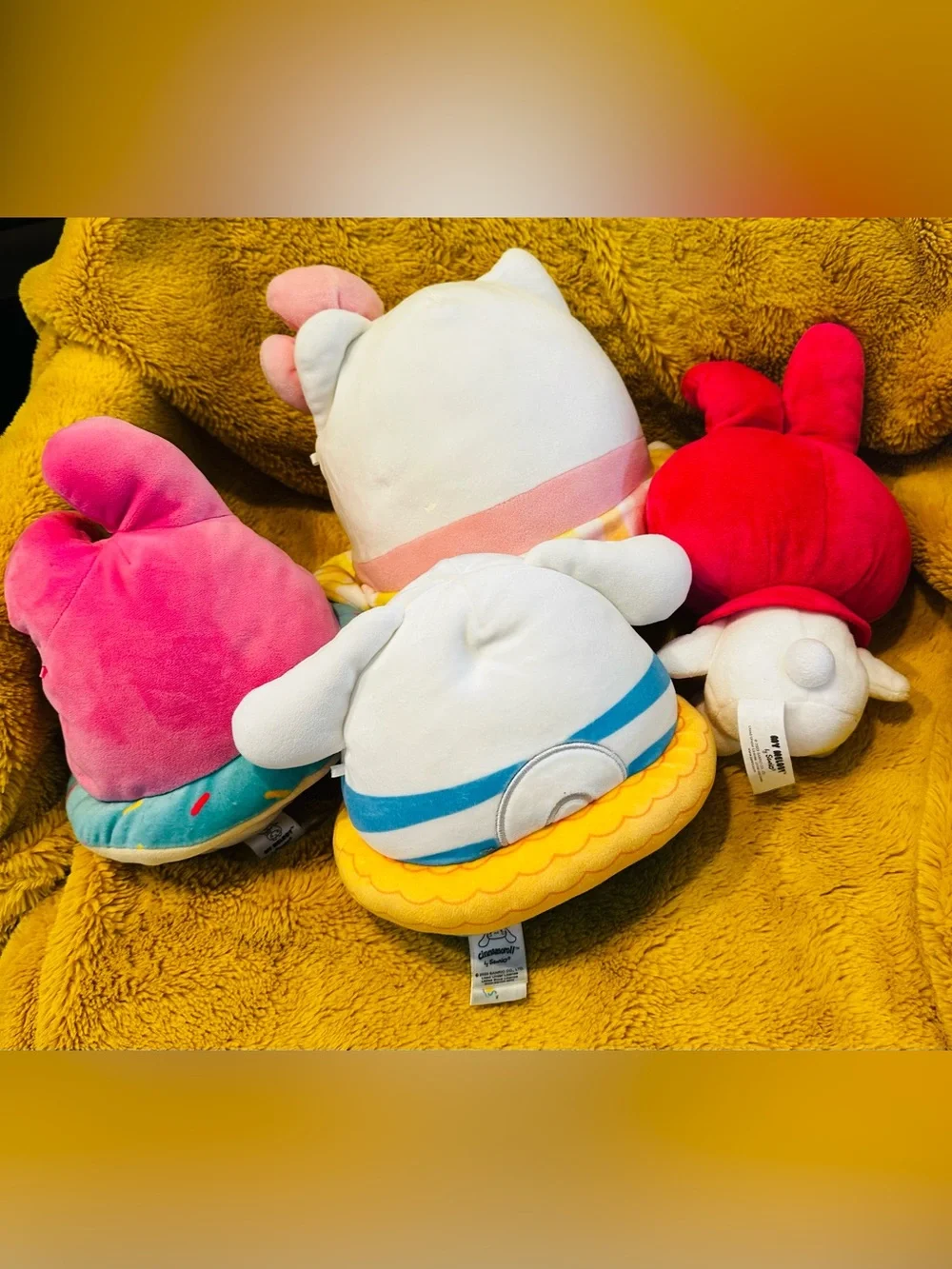 Sanrio Pink My Melody & Hello Kitty Plush Set - Kids Accessories